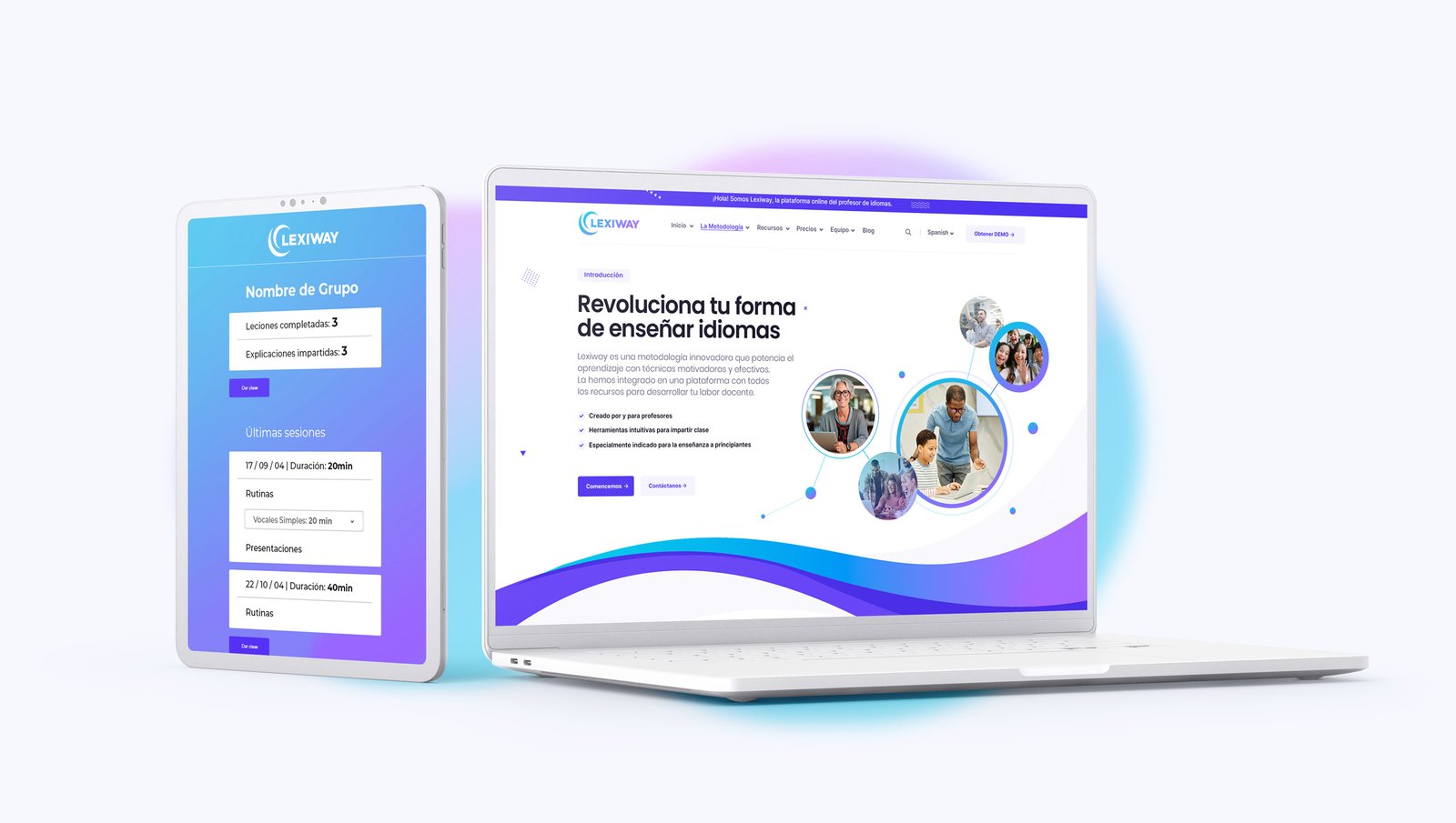 Diseño de la página web y de la interfaz de usuario de su aplicacion