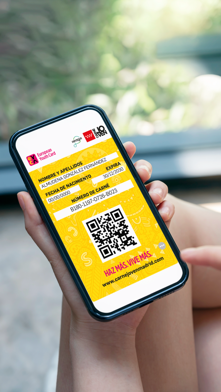 Animación breve diseñada en After Effects para redes sociales, reforzando la identidad de Carné Joven.