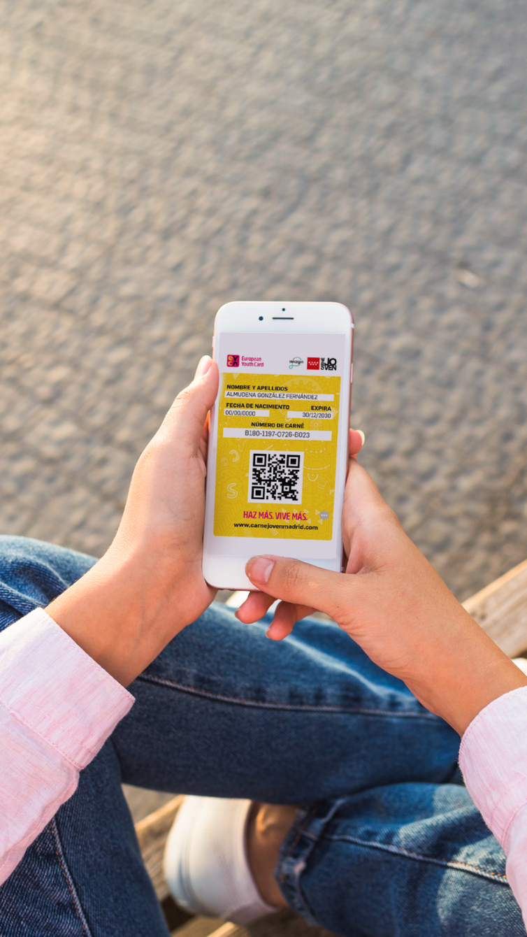 Animación breve diseñada en After Effects para redes sociales, reforzando la identidad de Carné Joven.