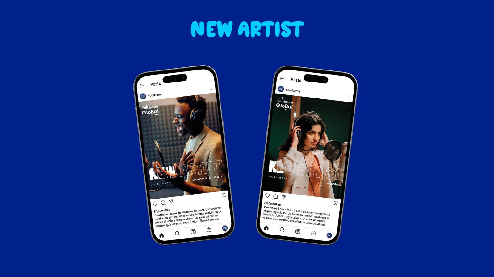 Diseño estratégico para comunicación musical en redes