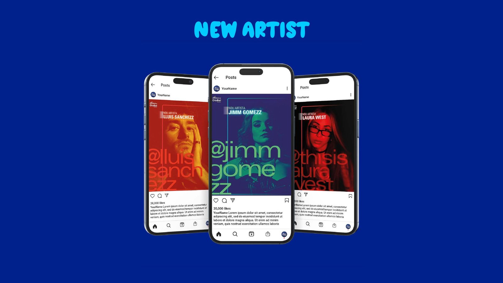 Solución gráfica adaptable a diferentes tipos de post