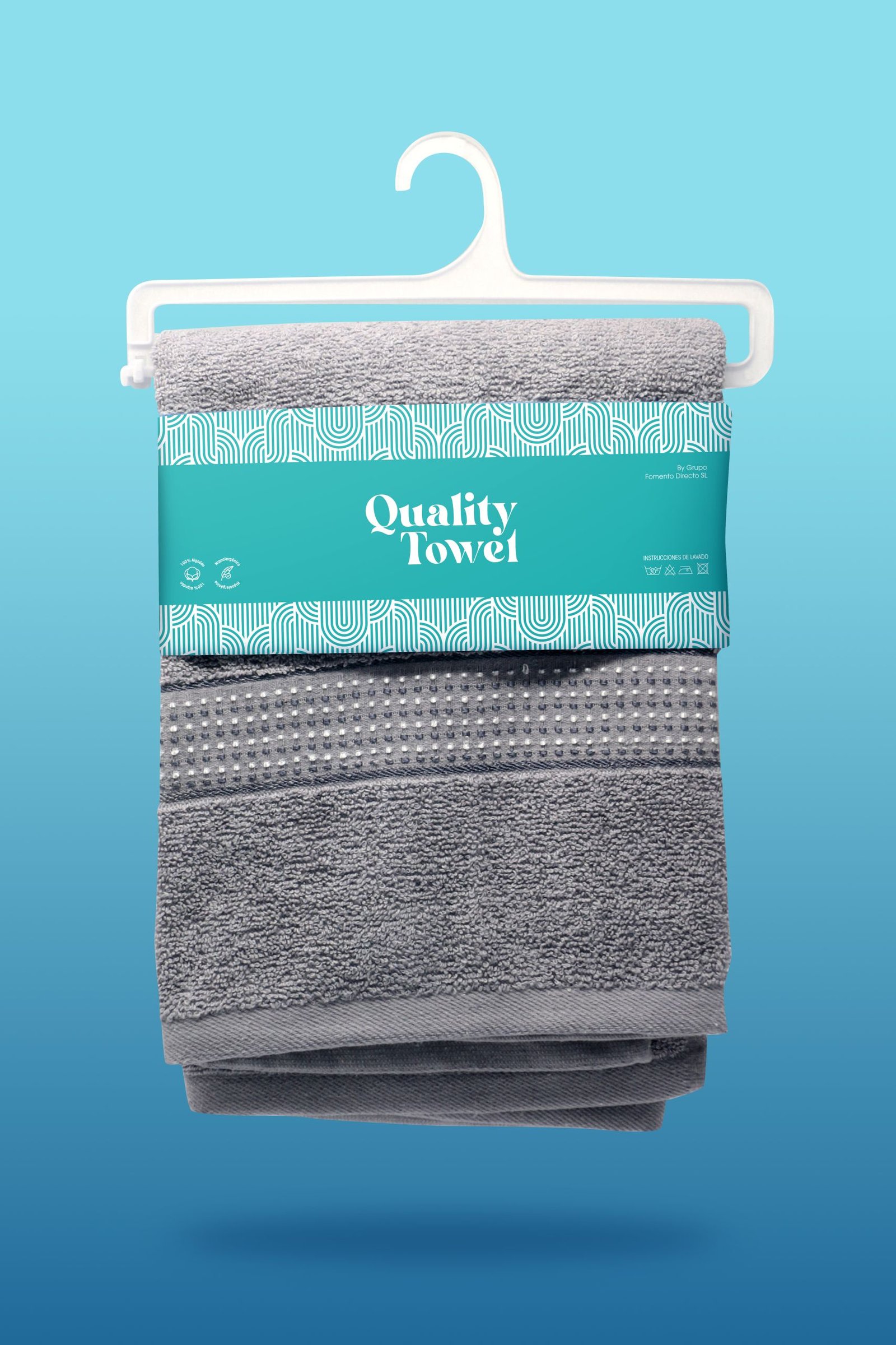 El diseño de las nuevas etiquetas de toallas genera una experiencia sensorial, haciendo del producto algo memorable.