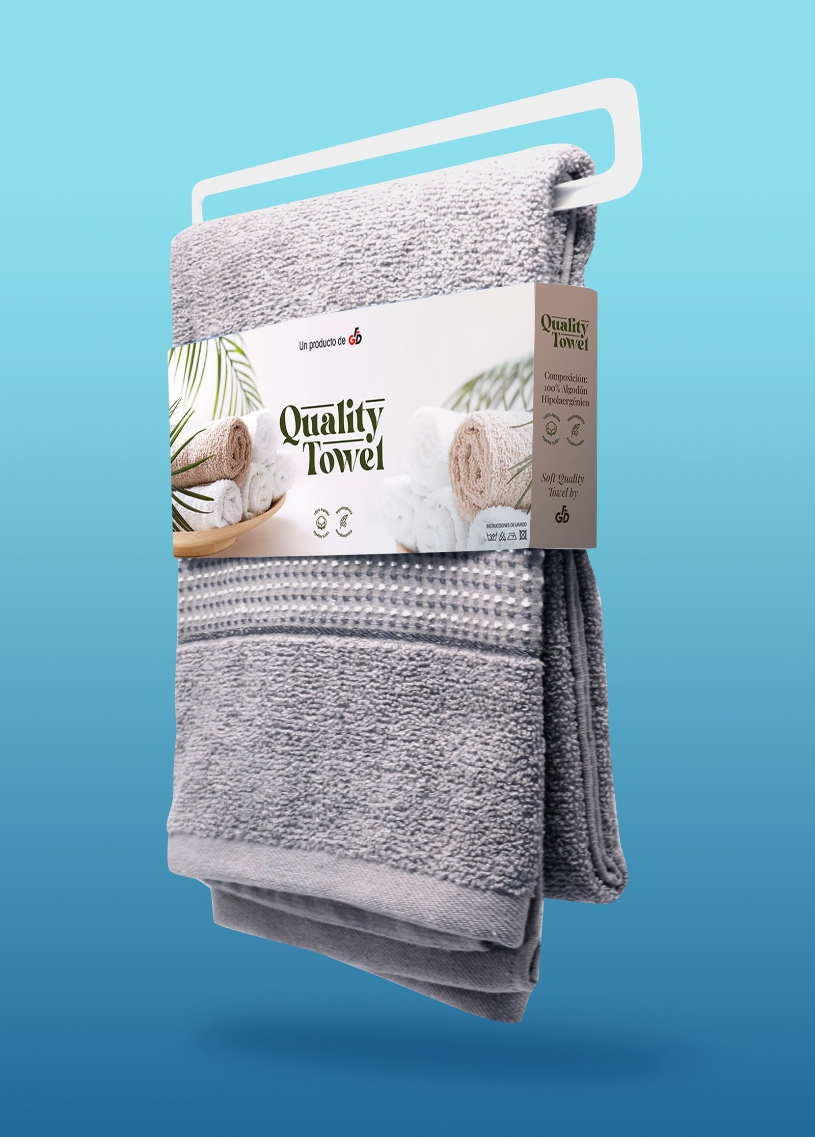 Aumentamos el atractivo de las etiquetas de toallas mediante un rediseño que conecta con las emociones del consumidor.