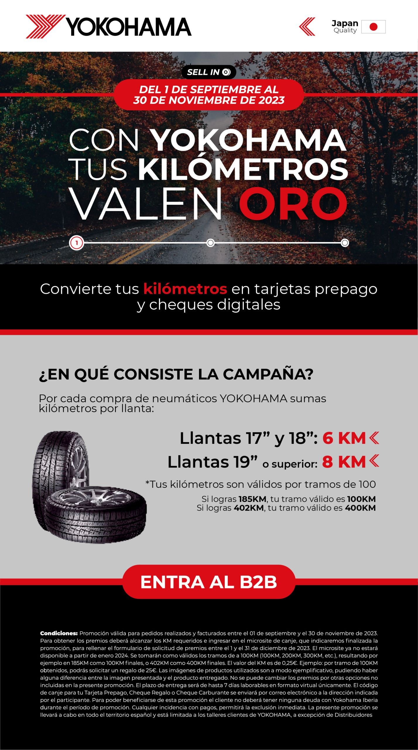 Imagen de campaña Yokohama Iberia