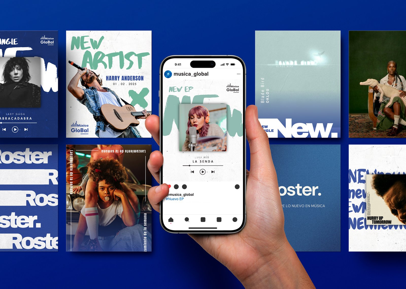 Comunicación visual alineada con la música que suena