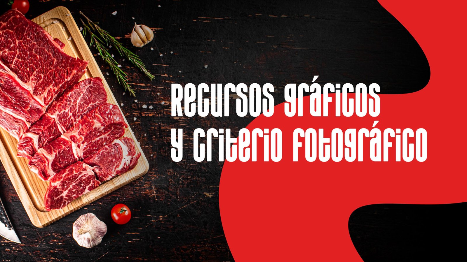 Recursos gráficos y criterio fotográfico