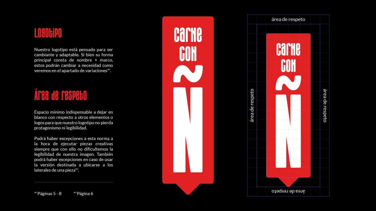 Espacio mínimo indispensable a dejar en blanco con respecto a otros elementos o logos para que nuestro logotipo no pierda protagonismo ni legibilidad.