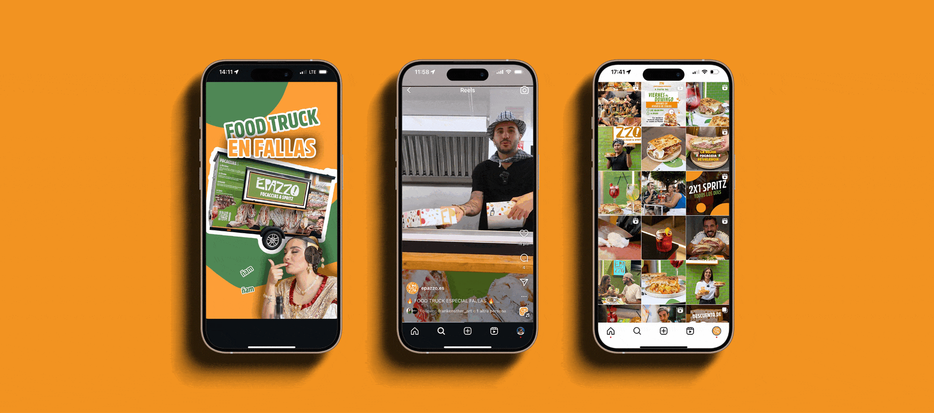 planificación y gestión de contenidos para publicaciones en redes sociales de restaurantes