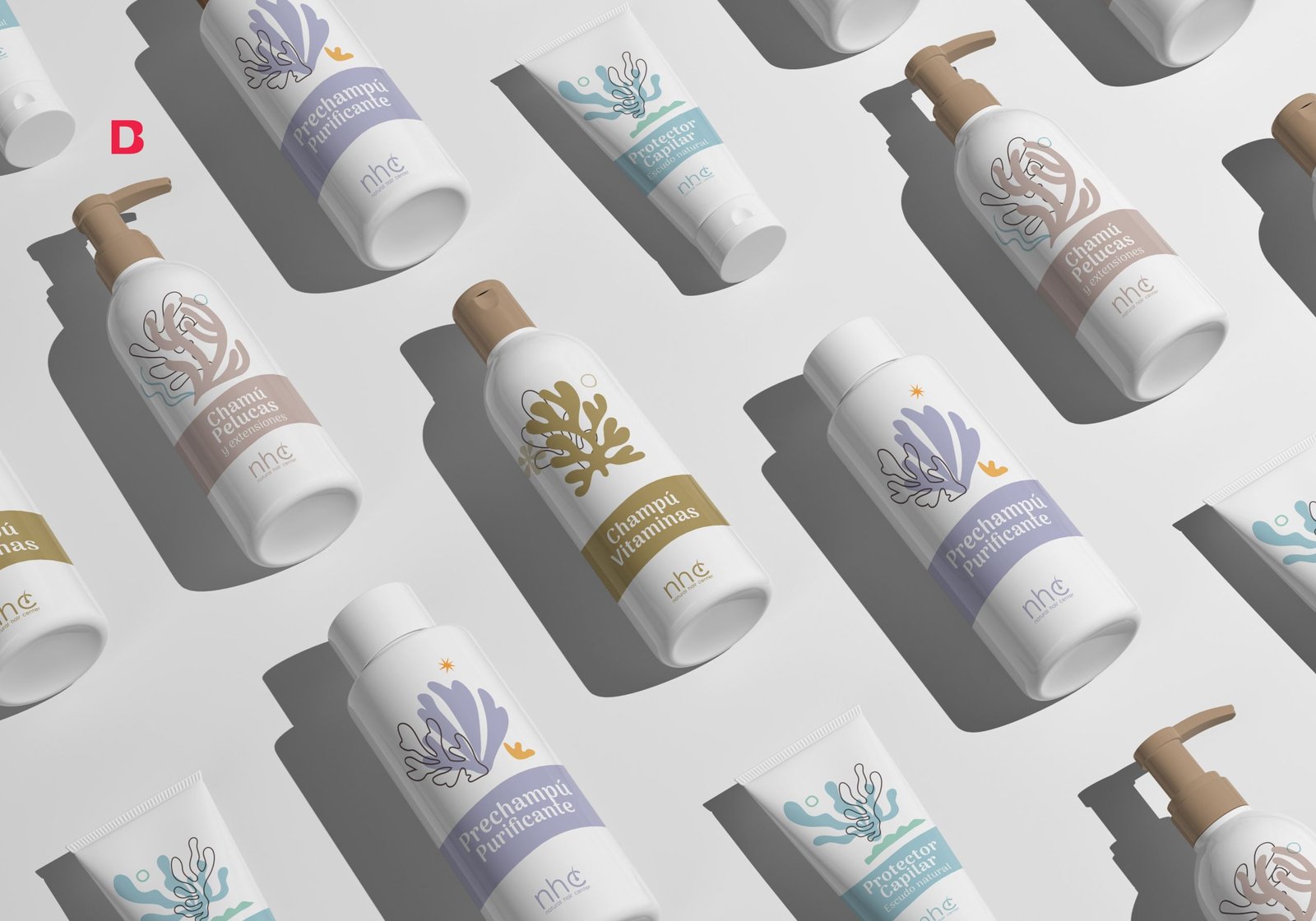 El proyecto implicó la creación de un sistema visual unificado, funcional escalable, y una estrategia de diferenciación por colores adaptado a las demandas de un entorno clínico y a las limitaciones productivas de la industria cosmética.El proyecto implicó la creación de un sistema visual unificado, funcional escalable, y una estrategia de diferenciación por colores adaptado a las demandas de un entorno clínico y a las limitaciones productivas de la industria cosmética.