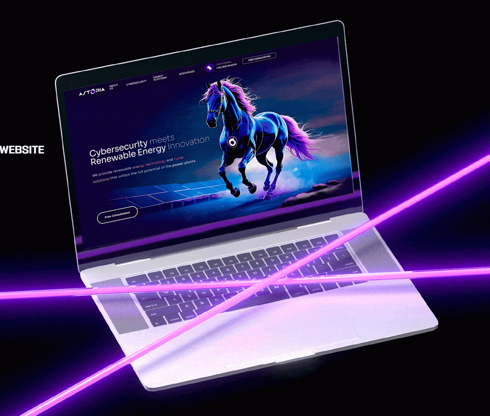 Rebranding y Web para Astoria Cyber: Deep Tech en Ciberseguridad Energética