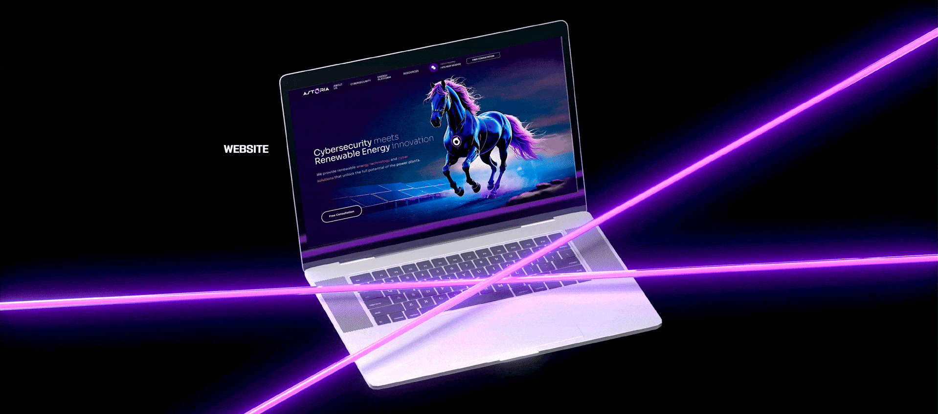 Rebranding y Web para Astoria Cyber: Deep Tech en Ciberseguridad Energética